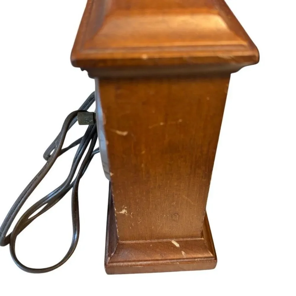 Seth Thomas Buckingham 2E Model SS10-AD Solid Mahogany Mantle Clock *Works*